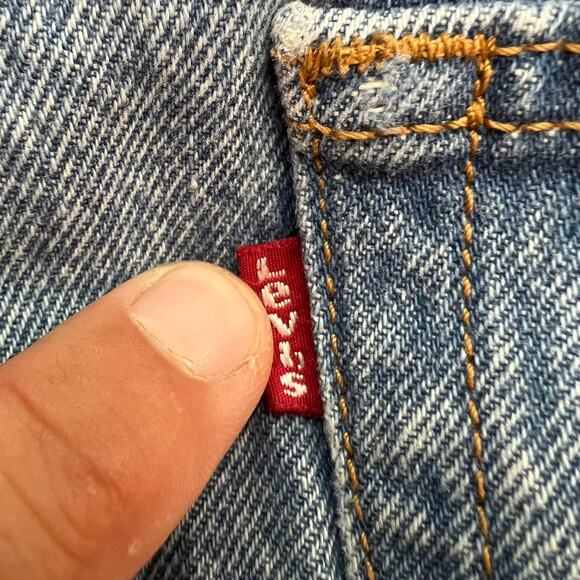 Levi's Women's '94 Baggy Denim Jeans Size 27x31 Mid Rise Straight Leg Classic - Picture 10 of 12